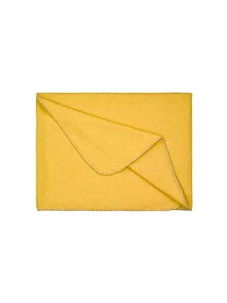 STEINER 1888 | Couverture en laine "Alina" 150x190cm pomme | gelb